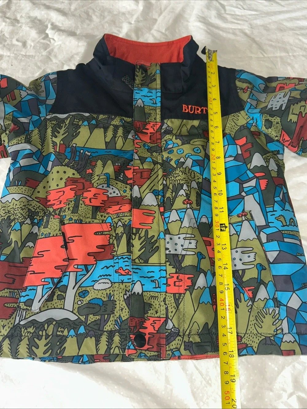 Burton Dry Ride Minishred Twist Insulated Waterproof Snow Jacket Size 4T